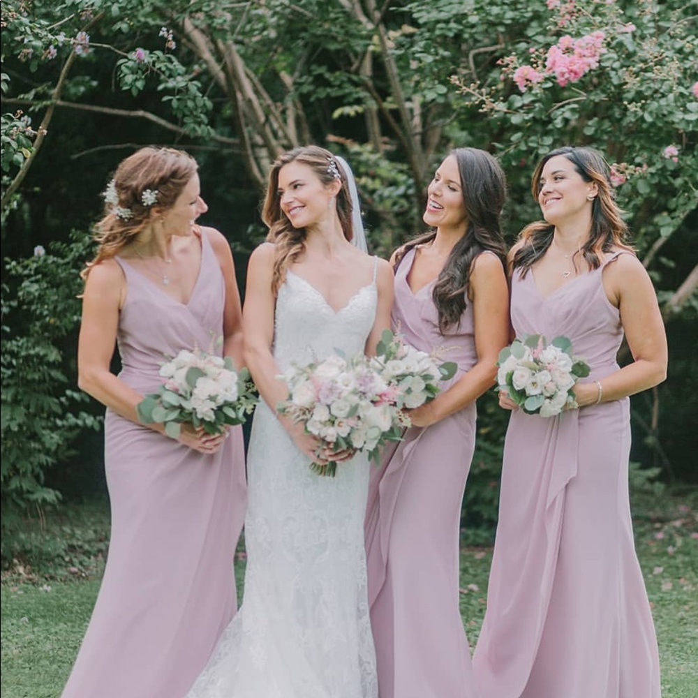 Bride side Deon Frose dress